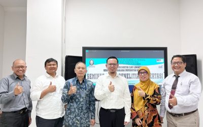 Seminar of Dissertation Research Result Bagus Irawan